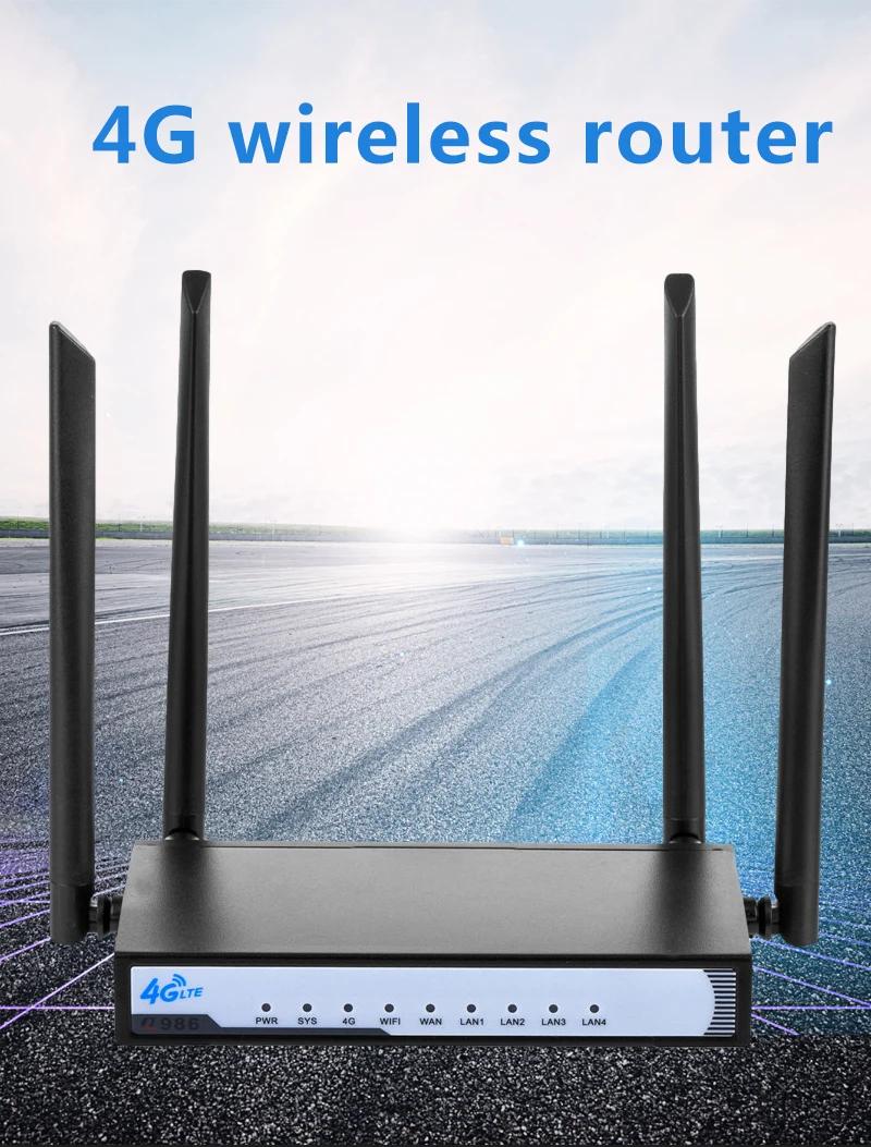 HUASIFEI 4g Wi-Fi роутер с Sim-картой разблокированный 3G/4g беспроводной 300 Мбит/с Поддержка