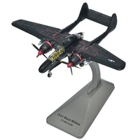 1144 scale p 61 black widow reconnaissance aircraft modelsimulation static metal plane model for collection decoration