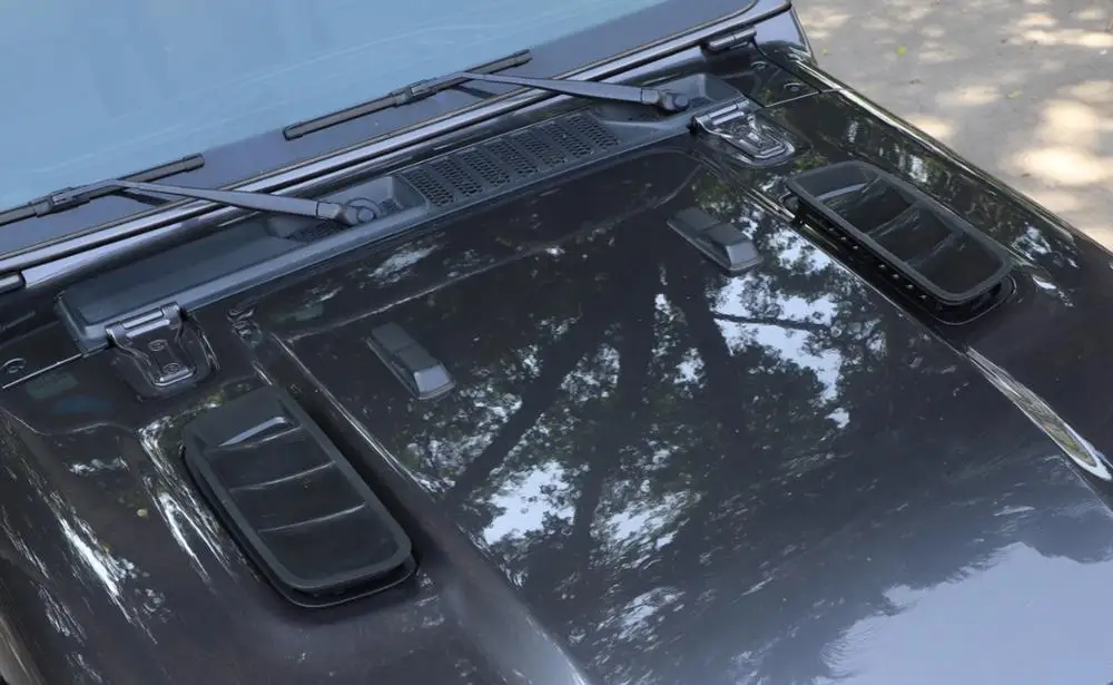 Решетка вентиляционного отверстия капота для Jeep Gladiator JT 2020 Wrangler JL 2018 2019 внешние