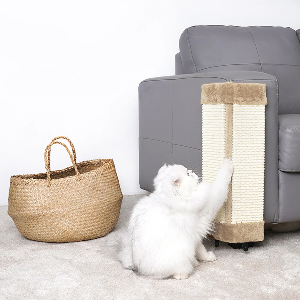 Доска для когтей домашних питомцев настенный угловой коврик-Когтеточка складная