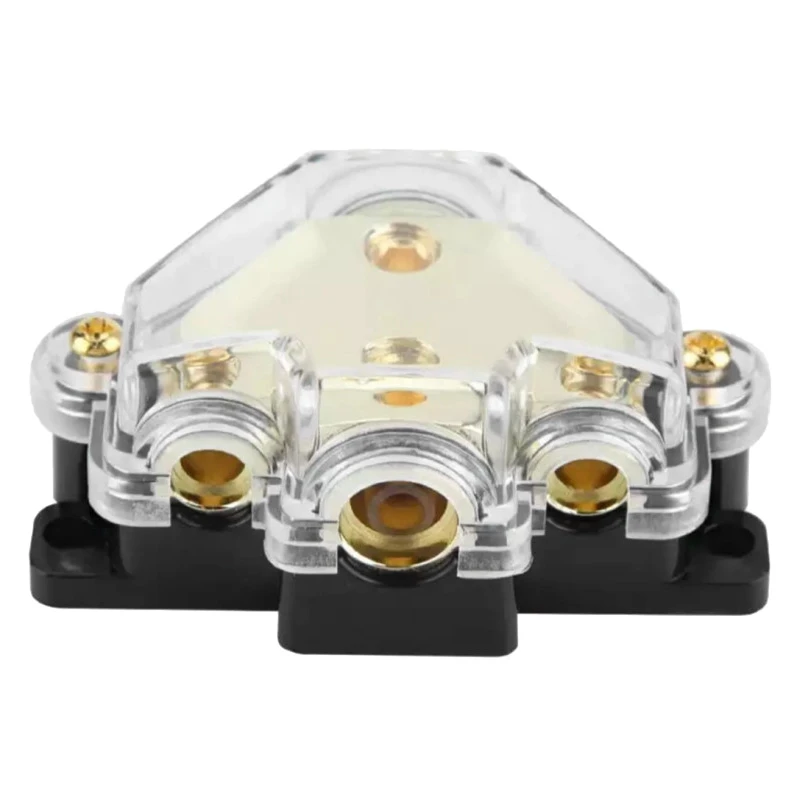 

Power Distribution Block Car Audio Amplifier 1 in 3 Way Out Power Ground Distributor Blocks Car Amplifier Audio Splitter