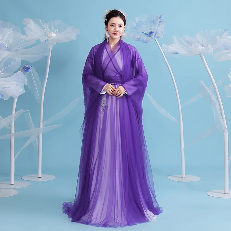 

Ancient Hanfu Chinese Traditional Dresses Outfit Costume Women's Super Fairy Elegant Style Ru Skirt Performance Girls