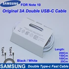 Оригинальный кабель для Samsung Galaxy S20 Ultra Note 10 Plus с разъемом типа C, USB 3,1, кабель для быстрой зарядки с двумя разъемами типа C для Note 10 20 S20 Plus S20 +