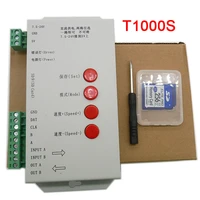 wholesale t1000s controller for ws2801 ws2811 ws2812b lpd6803 led 2048 rgb pixels strip light with 256 sd carddc524v