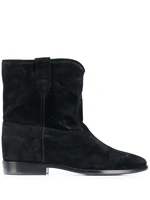 new season shoes paris crisi suede ankle boots black suede leather