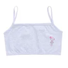 Спортивные бюстгальтеры для девочек до 12 лет, застежкой-молнией на спине, 14 мягкое нижнее белье, аксессуары для малышей, дышащий 10 детский спортивный бюстгальтер для девочек переходного возраста от подростки От 8 до 16 лет спортивный бюстгальтер