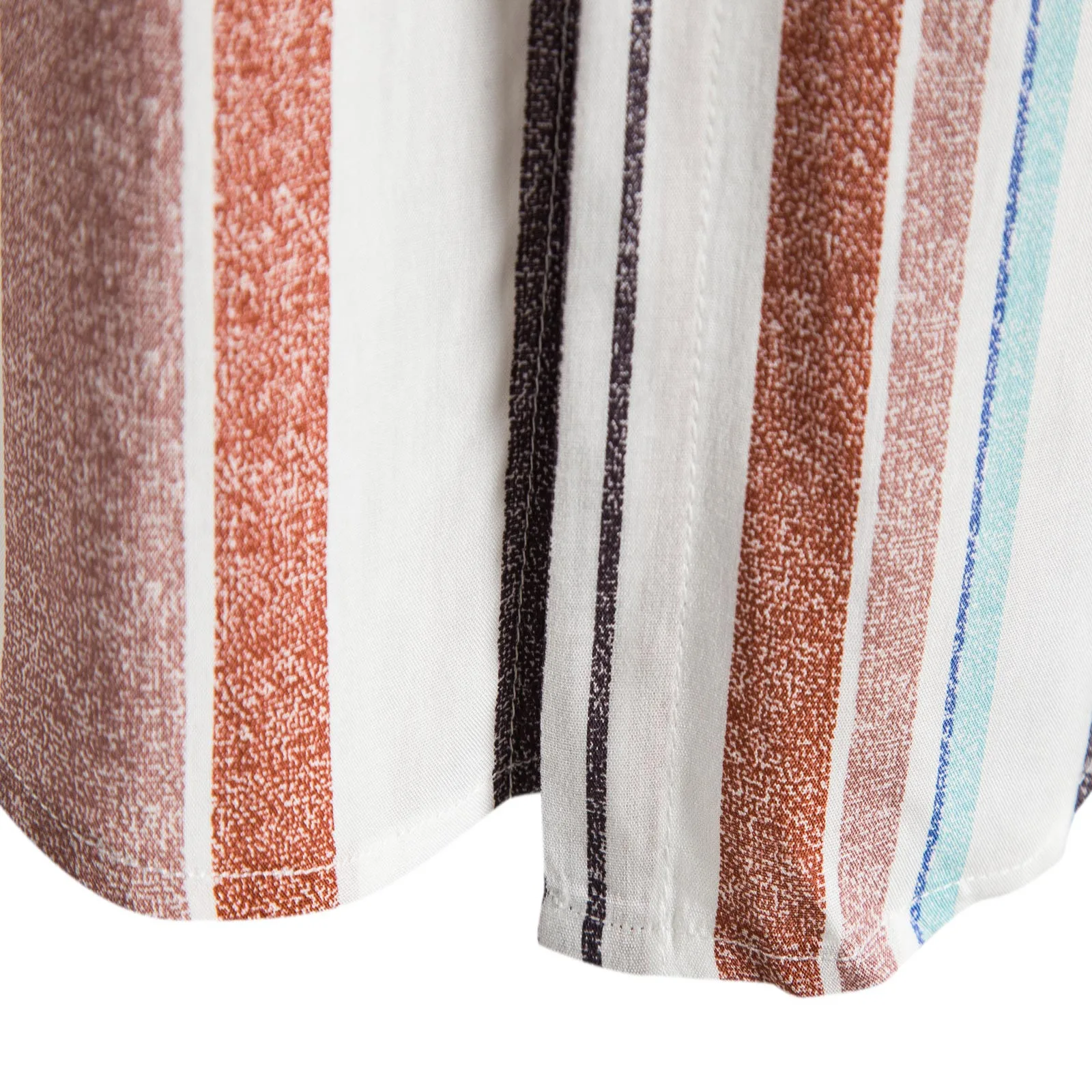 Рубашка мужская с коротким рукавом в полоску на лето