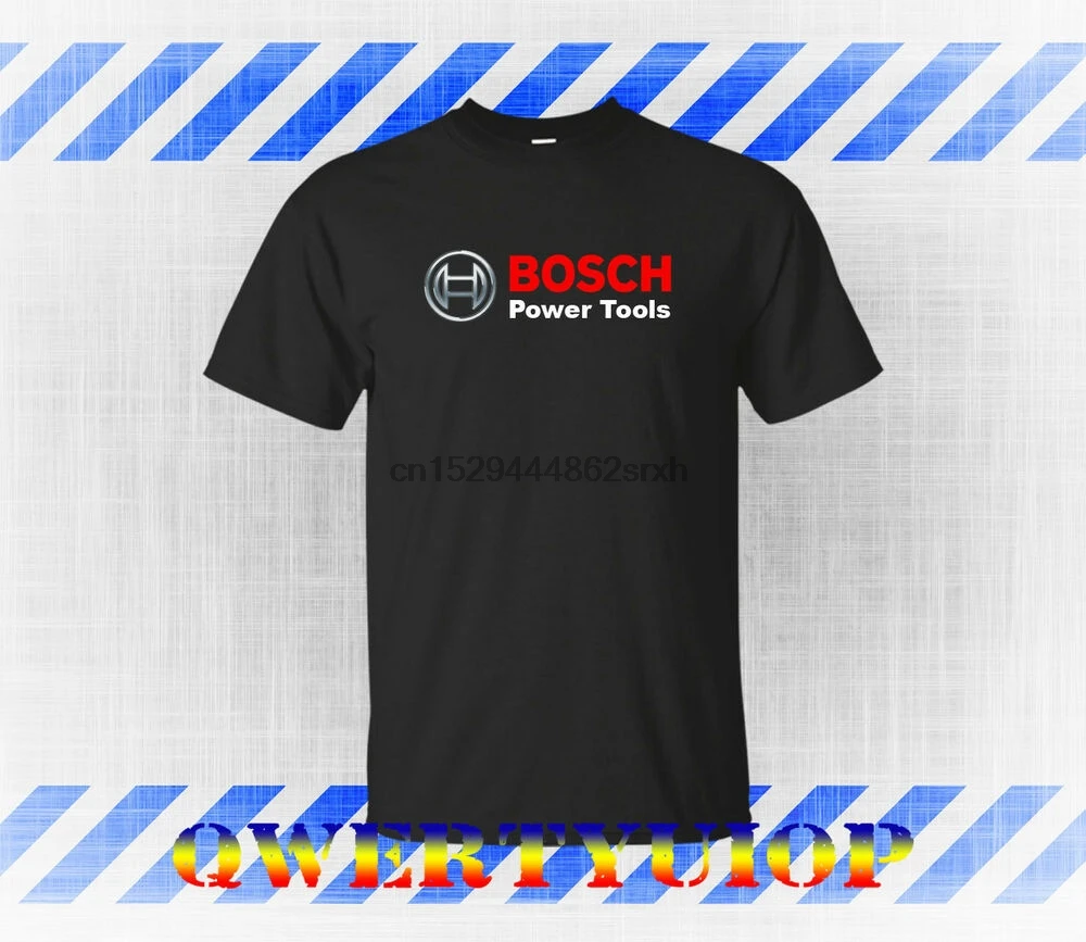 Мужская футболка с вырезом под горло BOSCH Power Tools Service|Мужские футболки| |