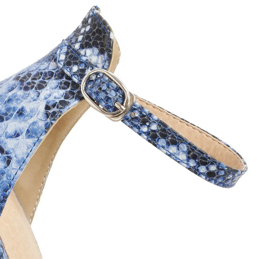 Женские босоножки на тонком высоком каблуке QUTAA черные туфли лодочки из