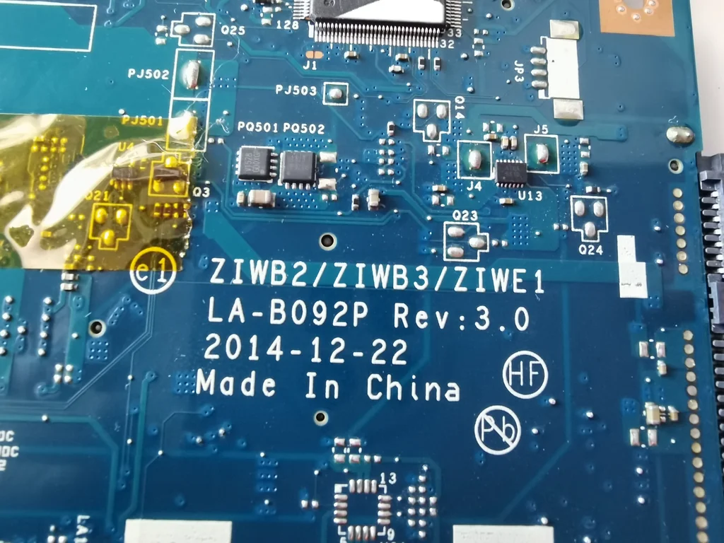 Оригинальная материнская плата для ноутбука Lenovo B50-80 I3-4005U ZIWB2 ZIWB3 ZIWE1 LA-B092P