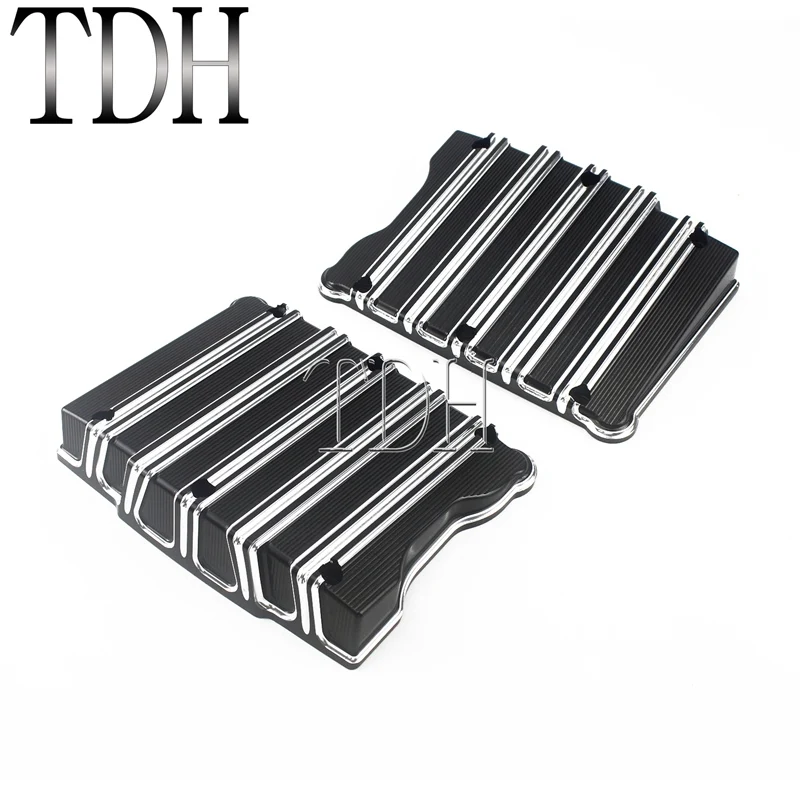 Для Harley Twin Cam Softail Dyna Fat Boy Bob Glide Rocker Box Крышка верхняя защита CNC алюминиевый 10 Калибр