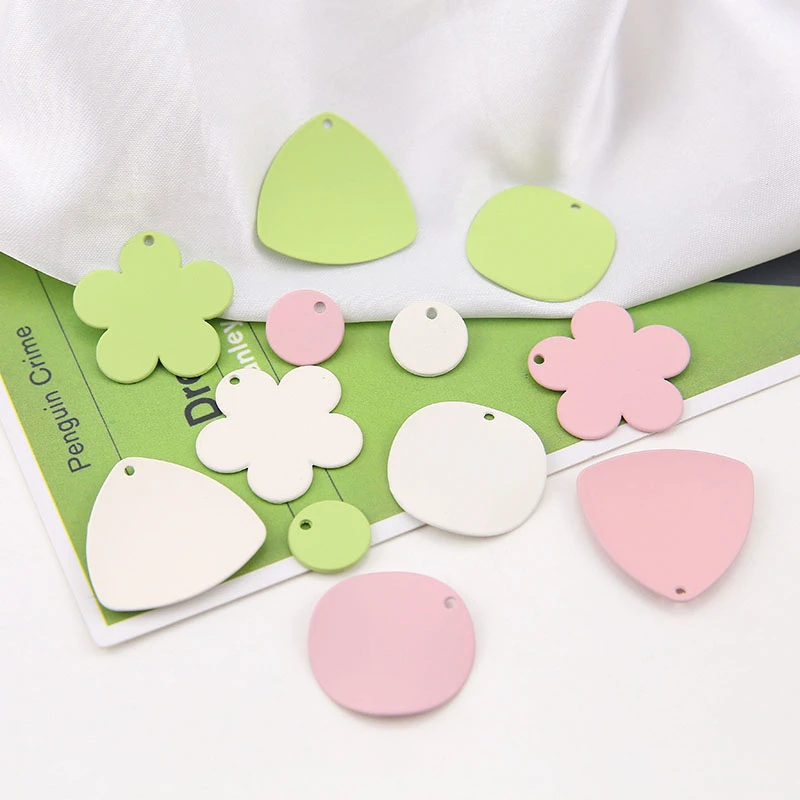 10 шт. новый дизайн хит продаж матовые серьги подвески из сплава с распылителем