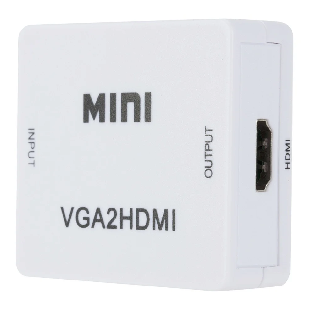 Фото TQQLSS портативный мини-преобразователь VGA-HDMI-совместимый VGA2HDMI видео бокс аудио TQQLSS портативный мини-преобразователь VGA-HDMI-совместимый VGA2HDMI видео бокс аудио