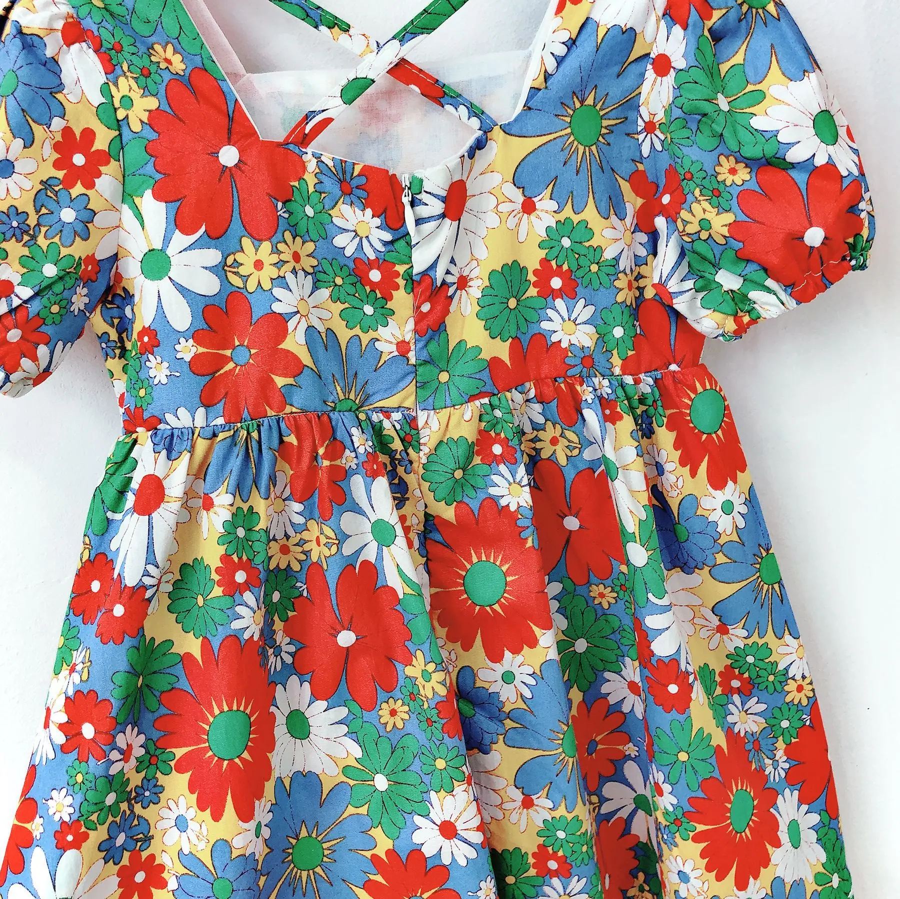 Летние Платья с цветочным принтом для девочек-подростков принцессы маленьких