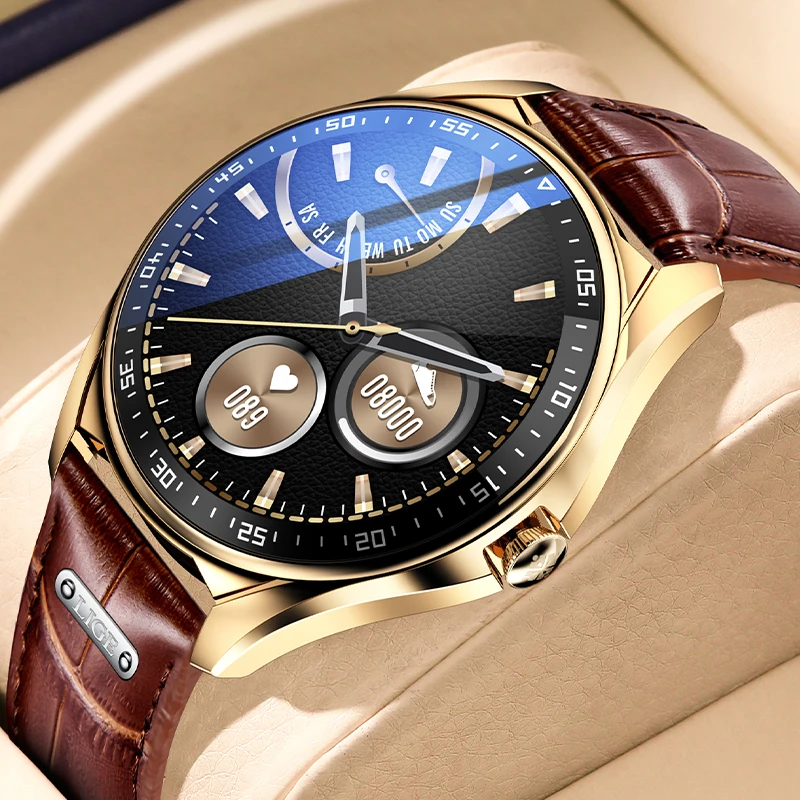 

LIGE 2022 New Smart Watch Men Bluetooth Call Waterproof Music Smartwatch Heart Rate Sprots Fitness Tracker Smart Clocks For Men