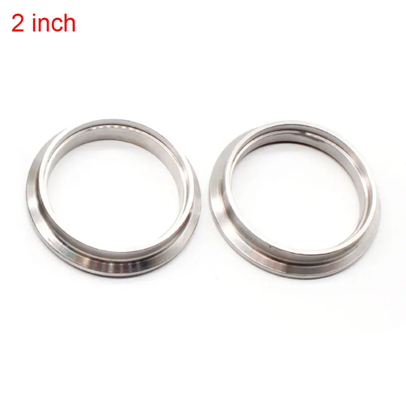 2 inch flanges Быстроразъемный v-образный зажим DEFT, автоматический v-ремешок, вытяжной мужской фланец 76 мм, Vband зажимы из нержавеющей стали " 2,5" " 3,5" " дюйма - Цвет: 2 inch flanges