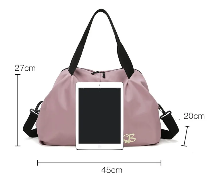 Handbag Waterproof Large Capacity Oxford Travel Bag Unisex Zipper Fitness Gym Storage Shoulder Messenger Bag Duffle Luggage
