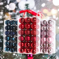 lightweight 1 box lovely holiday gift christmas tree balls attractive christmas balls pendant burr free home decor