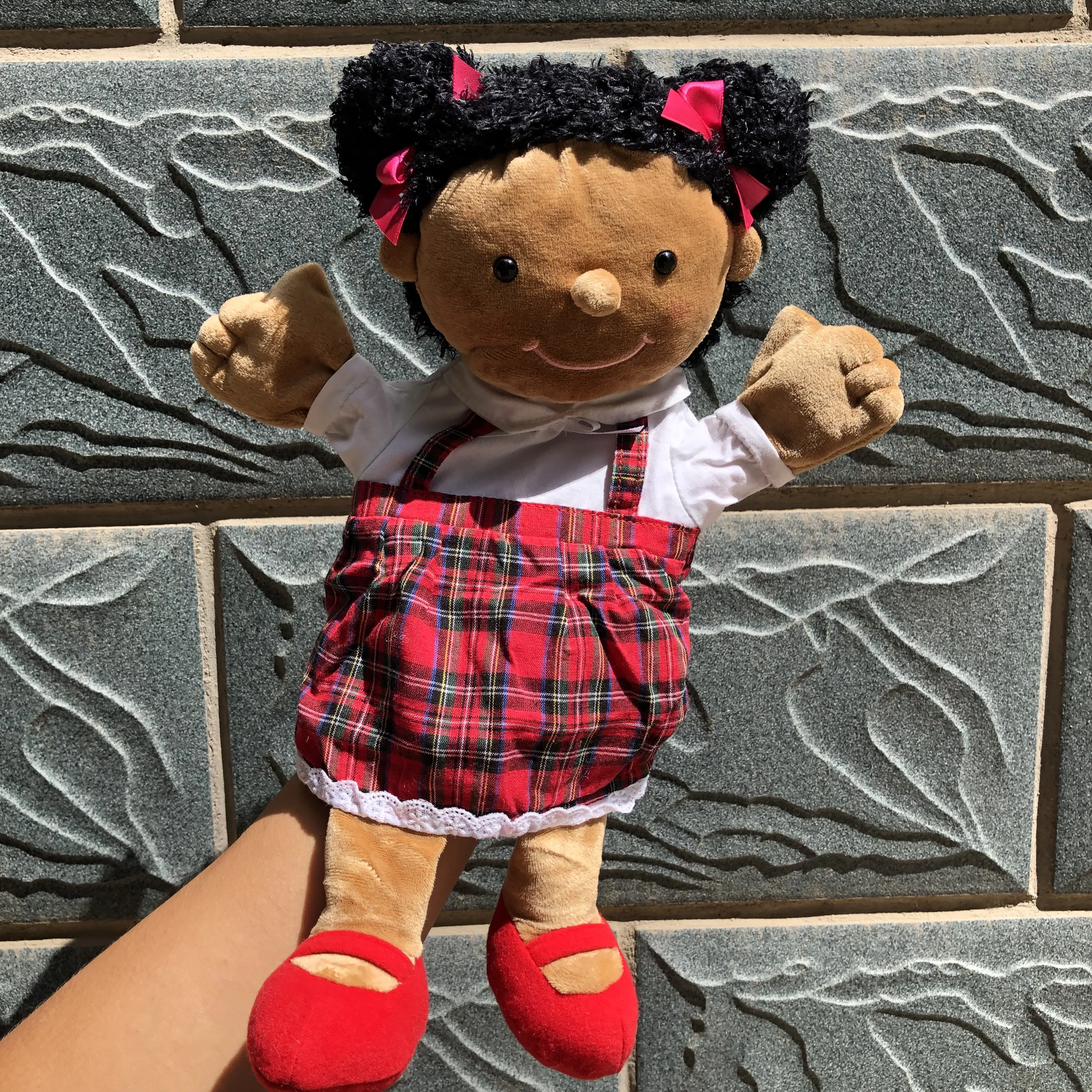 30 см Черные Люди Дети служанки горничной гуманоид кукла плюшевые игрушки куклы