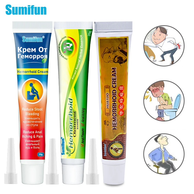 3 типа Sumifun крем от геморроя эффективное лечение внутренние сваи внешние анальные