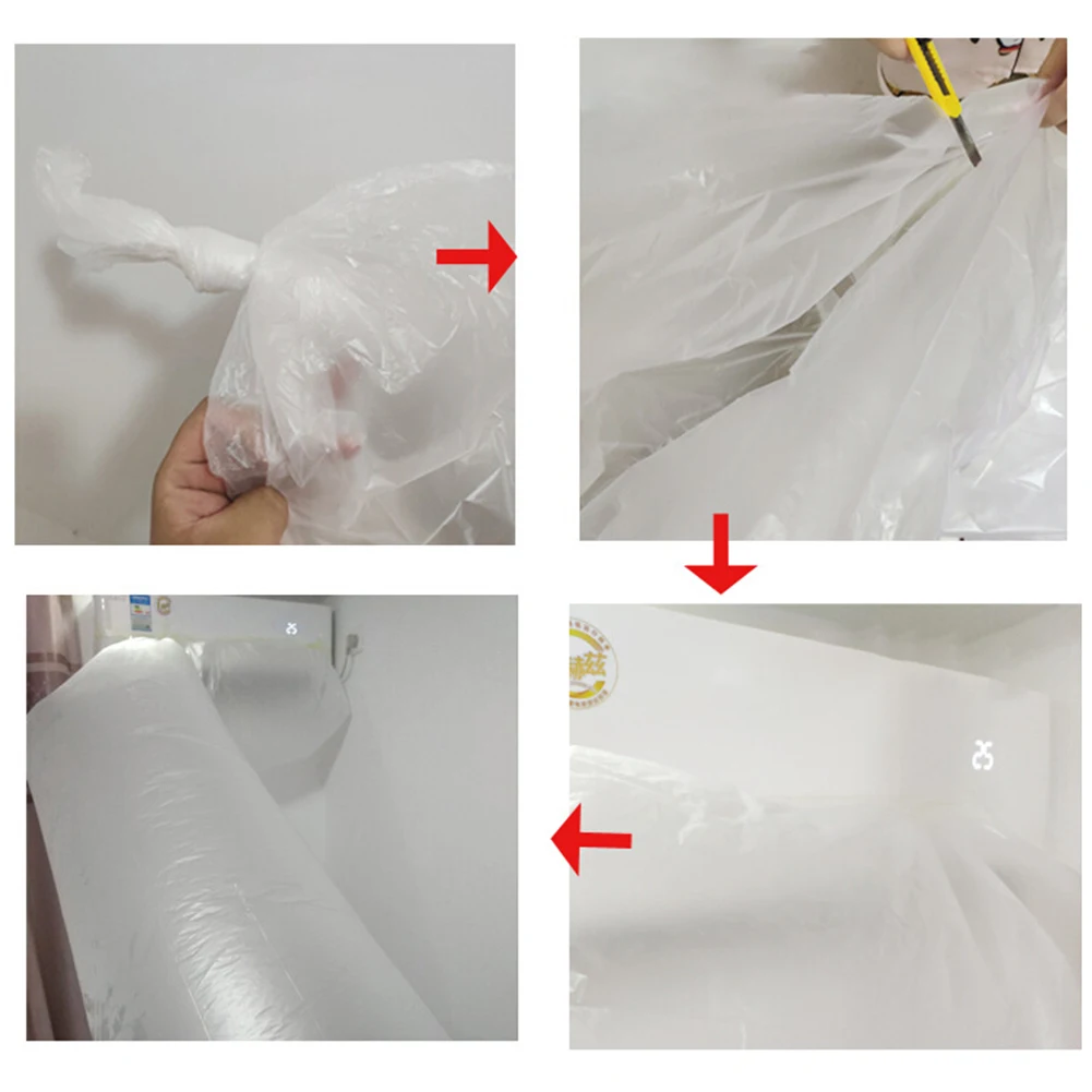 

5/7/8/9/10/20/30m Plastic Air Conditioner Extended Flexible Blowing Pipe Bag Guide Duct