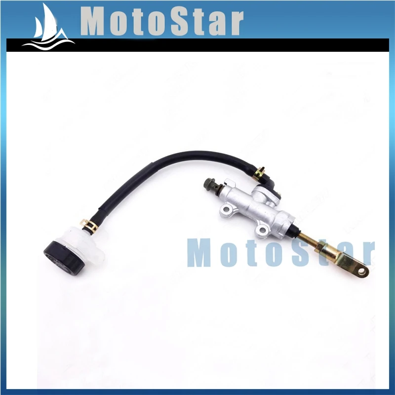 Задний ножной тормоз главный гидравлический цилиндр насос с резервуаром для 50cc 90