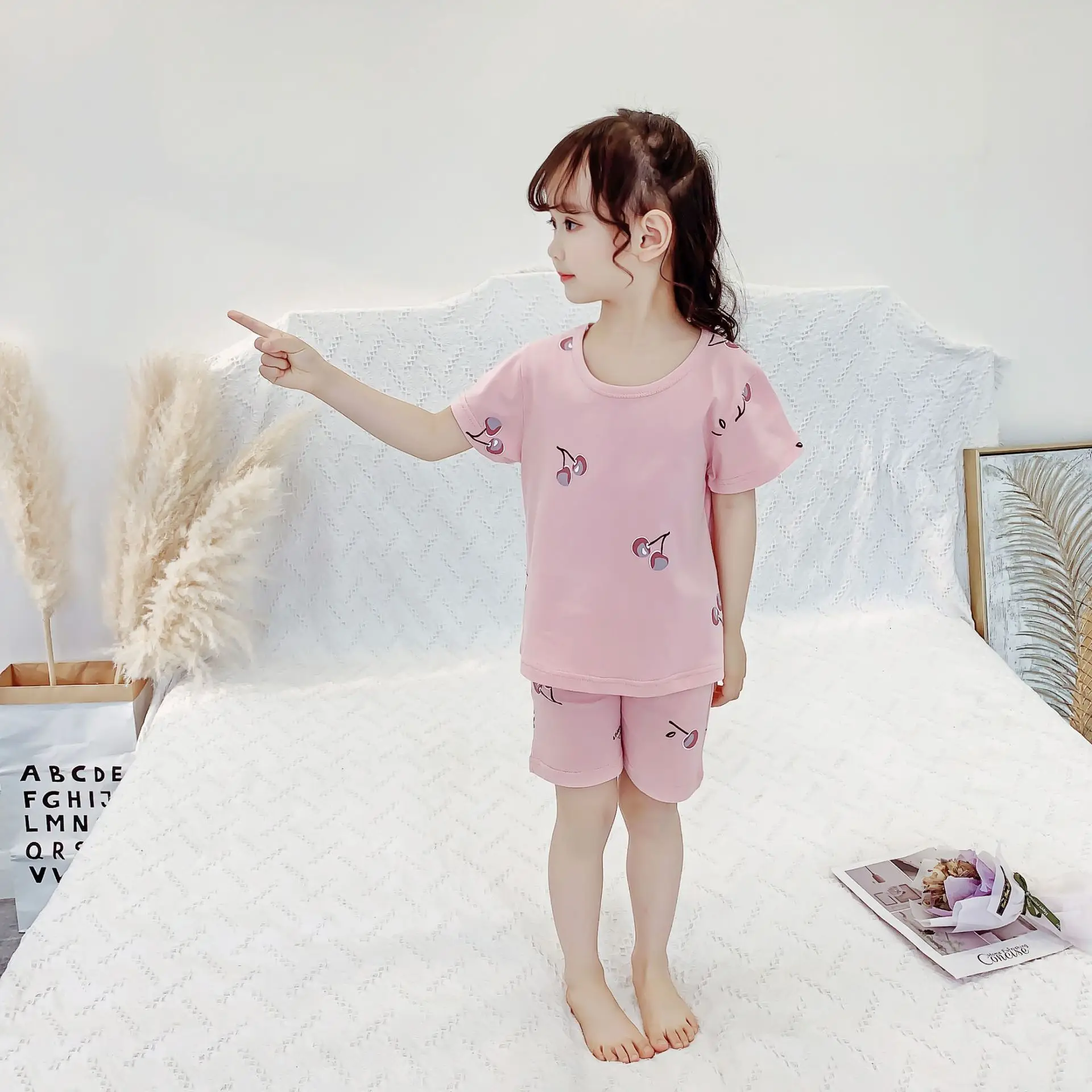 2 шт./компл. детские пижамы для изящное нижнее белье с принтом из мультиков