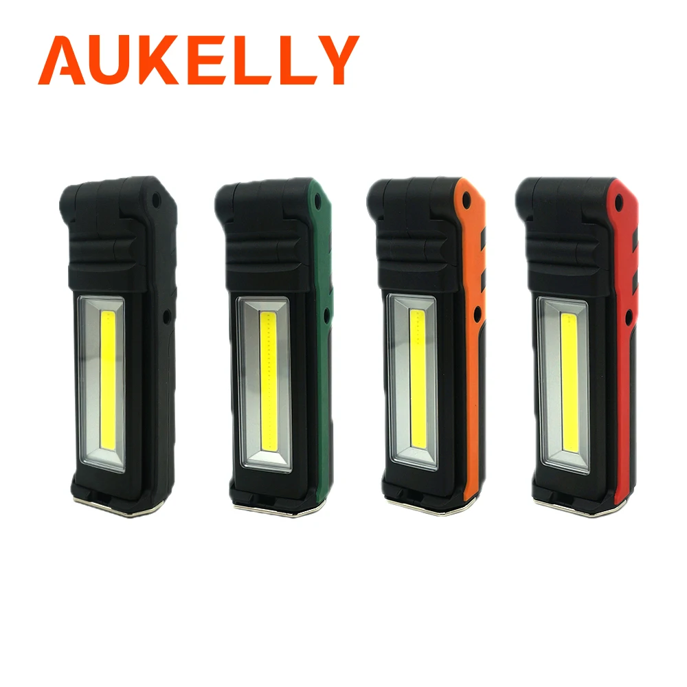 USB Перезаряжаемый рабочий светильник AUKELLY регулируемый COB светодиодный проверка