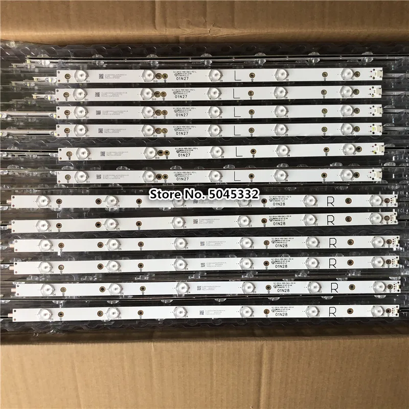 Светодиодный полосы 11 светодиодный для EVTLBM490E0501 AJ 3(L) EVTLBM490E0601 AK 3(R) 49PUK4900/12 TPT490U2