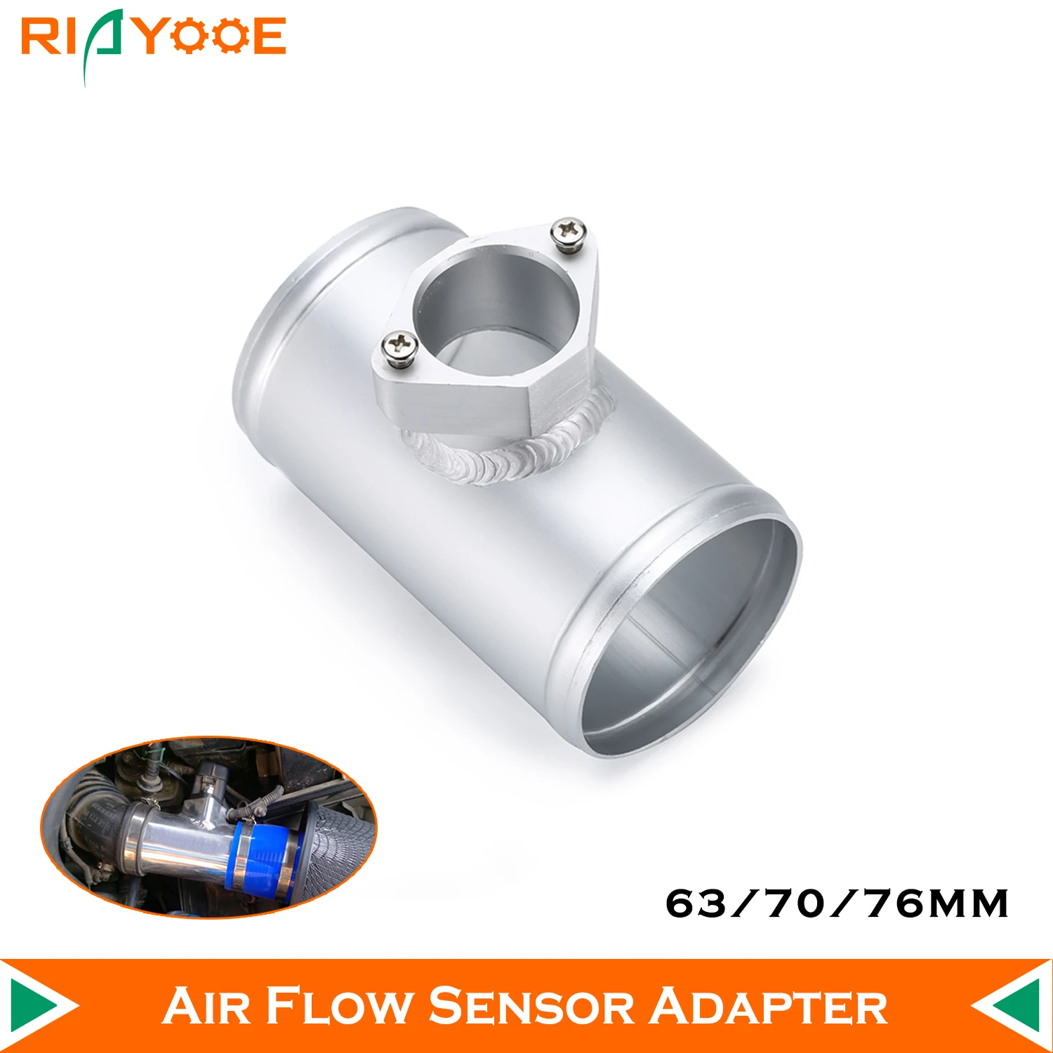 Mass Air Flow Sensor MAF Meter Adapter Fit for Vaz 2114 2110 2112 2107 2115 2113 2109 2108 2106 2105 2111 Niva Lada Tuning Parts