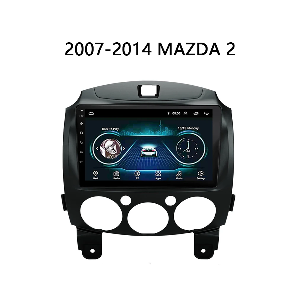 Автомагнитола для MAZDA 2/Jinxiang/DE/третьего поколения GPS навигация мультимедийная