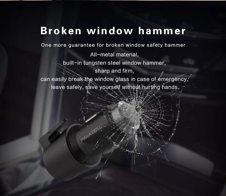 tungsten steel pd18wqc3 0 with safety hammer emergency avoidance car charger mobile phone adapter interface usb free global shipping