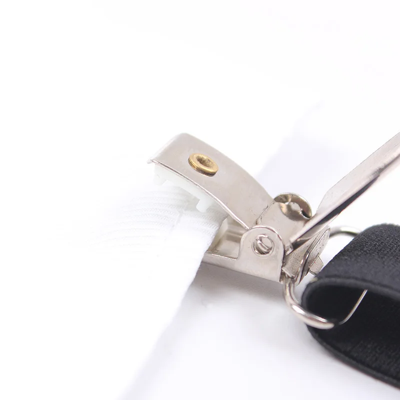 1 пара Нескользящие подтяжки для рубашки с зажимом|Мужские подтяжки| |