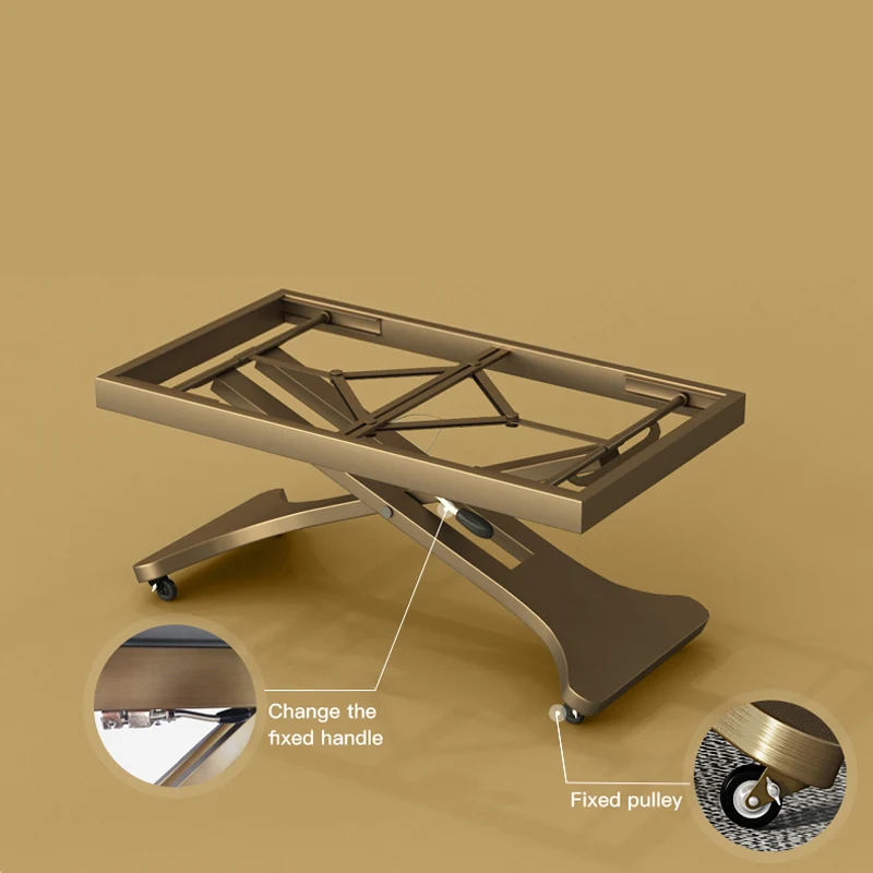 Креативный практичный шиферный выдвижной обеденный стол дизайнерский