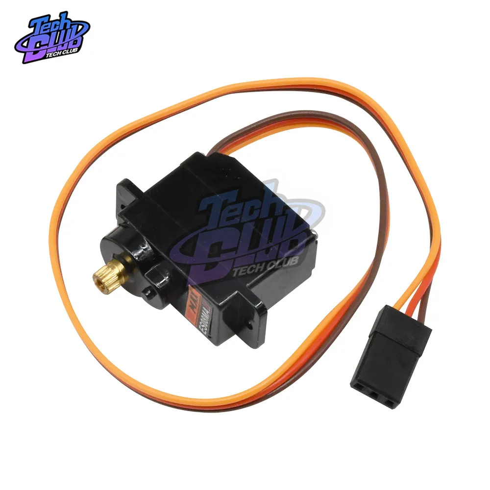 ES08MA II Mini металлическая Шестерня Аналоговый сервопривод цифровой микро рулевой 12