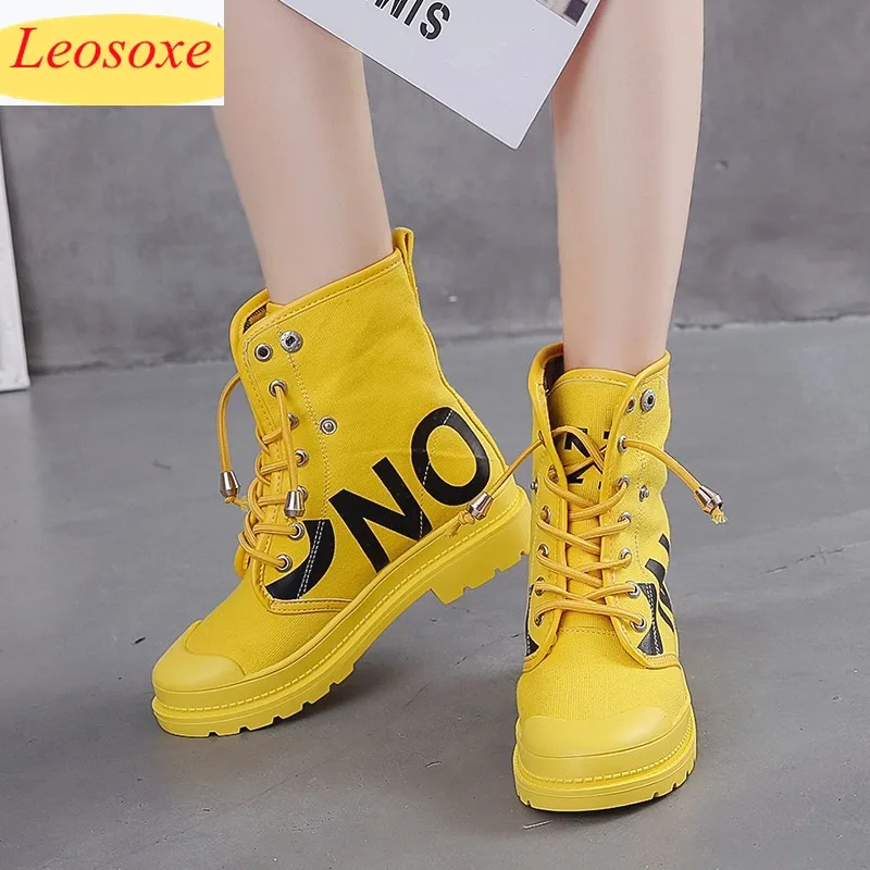 

Vulcanized Women Shoes Woman Platform Women's Mesh High-top Lace-up Casual Shoes Walking Sneakers Soft Zapatos Demujer