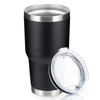 black stainless steel multipurpose portable car air free bottle cup