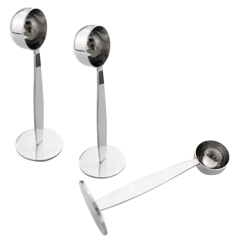 

3 Упаковка, нержавеющая сталь Кофе вскрытия Кофе мерная ложка Кофе Чай Электронные измерительные приборы трамбовки мерная ложка (серебро, 15 ...