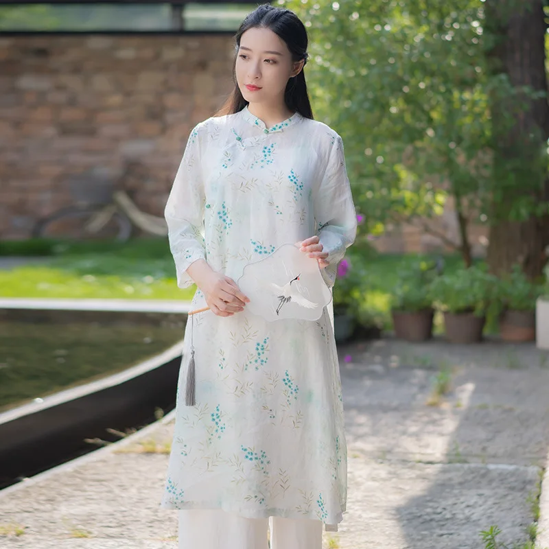 Современная традиционная китайская юбка Чонсам hanfu летние юбки высокого