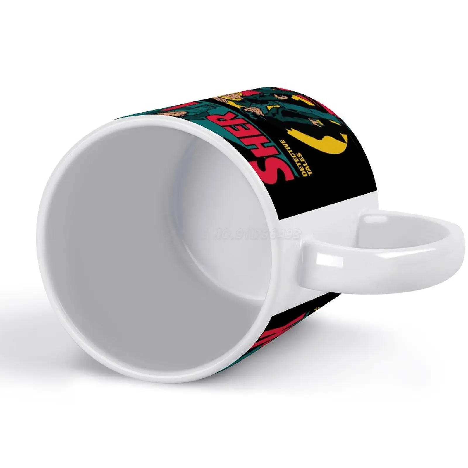 Белая комиксная кружка Sherlock забавная чайная чашка с индивидуальным принтом