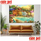 Алмазная вышивка с рисунком цветов, картина крестиком 5d рукоделие, Алмазная мозаика home decor gifts