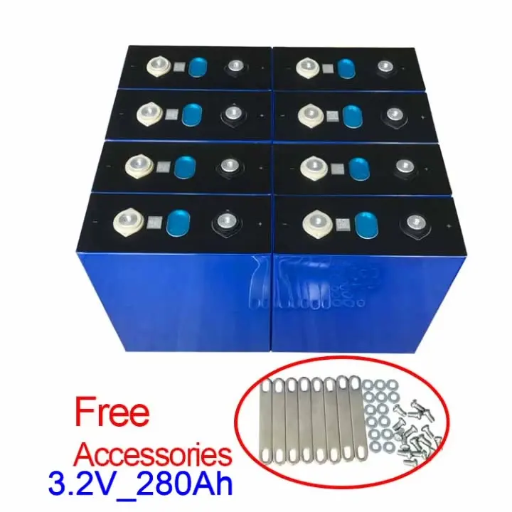 

Free Shipping to USA & 8pcs EVE 280AH LiFePO4 (LFP) 3.2V Cells Battery (Bulk, Voltage & IR Matched only)--Old version