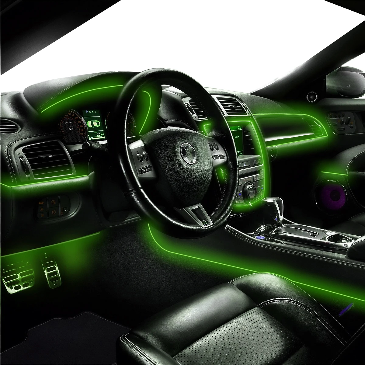 Автомобильная светодиодная интерьерная световая полоса с USB светильник Toyota Yaris