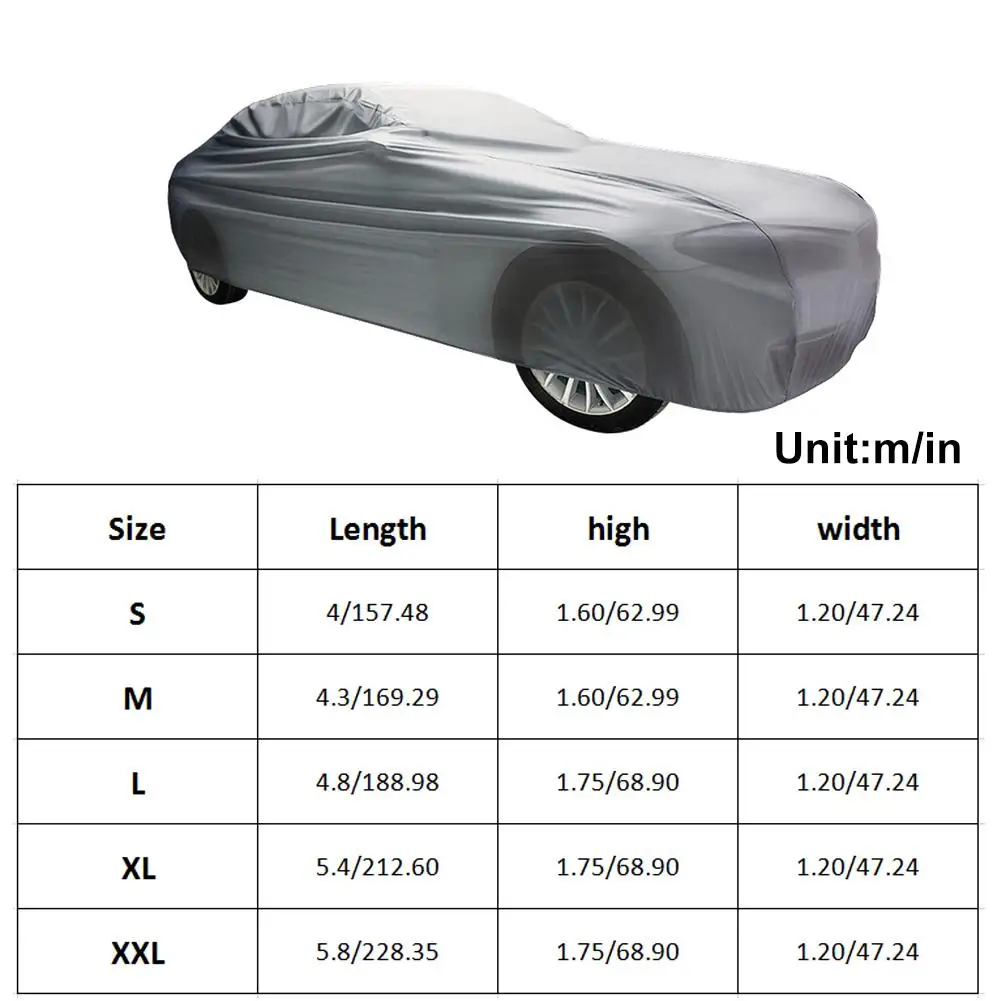 

Waterproof Car Covers UV Resistant Outdoor Sun Protection Cover for Car Dust Rain Snow Protective Universal Car Clothing