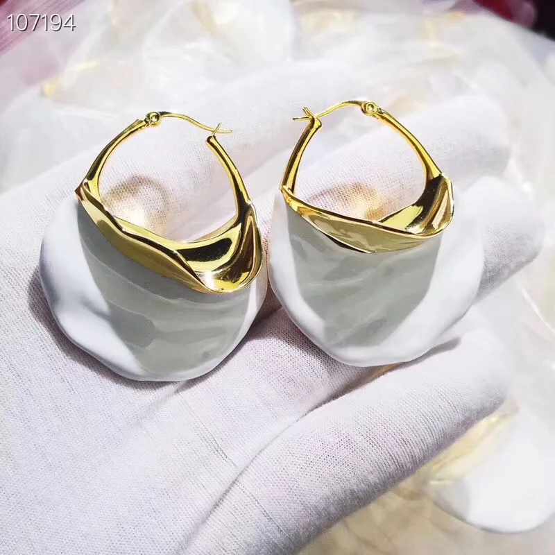 Модная модель Реплика брендовые желтая медь Ювелирные изделия для женщин