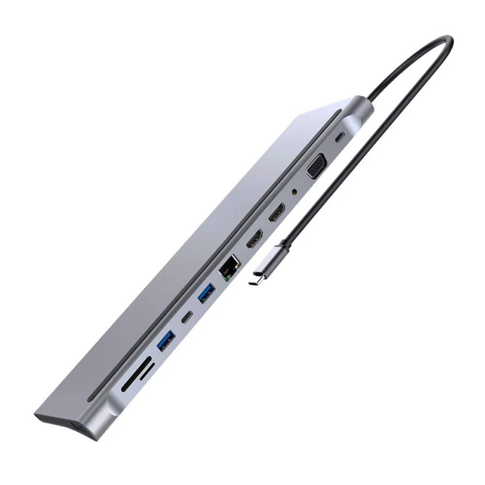

12 In 1 USB HUB C HUB HDMI Adapter USB C To USB 3. 0 Dock For MacBook Pro Accessories USB-C Type C Splitter Laptop Accessories