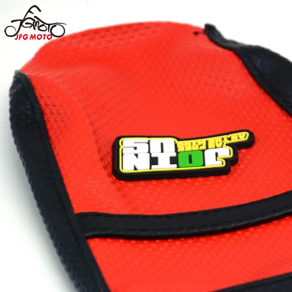 

Motorcycle Striped Rubber Gripper Non-slip Seat Cover For Honda CRF250R 2010-2013 CRF450R 2009-2012 CRF 250R 450R Off-road Bike