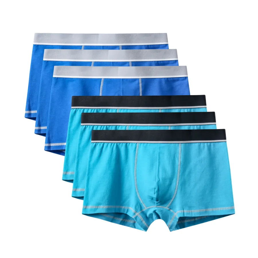 6Pcs A0608 Mix B26 6 шт./лот, фирменное качество,, новые модные сексуальные хлопковые шорты, мужские боксеры, шорты, мужское нижнее белье, мужские трусы, мужская одежда - Цвет: 6Pcs A0608 Mix B26
