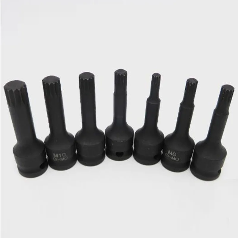 8 шт. 1/2 дюйма/набор головок привода ударный шестигранный ключ M5-M18 набор ручных