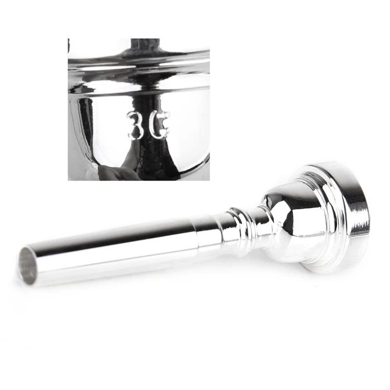 

Trumpet Mouthpiece 3C Copper Silver